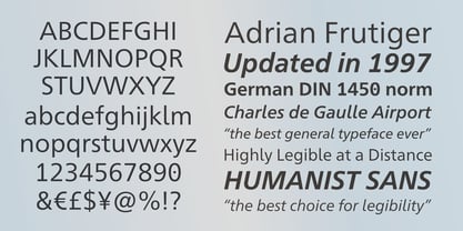 Neue Frutiger 1450 Font Poster 3